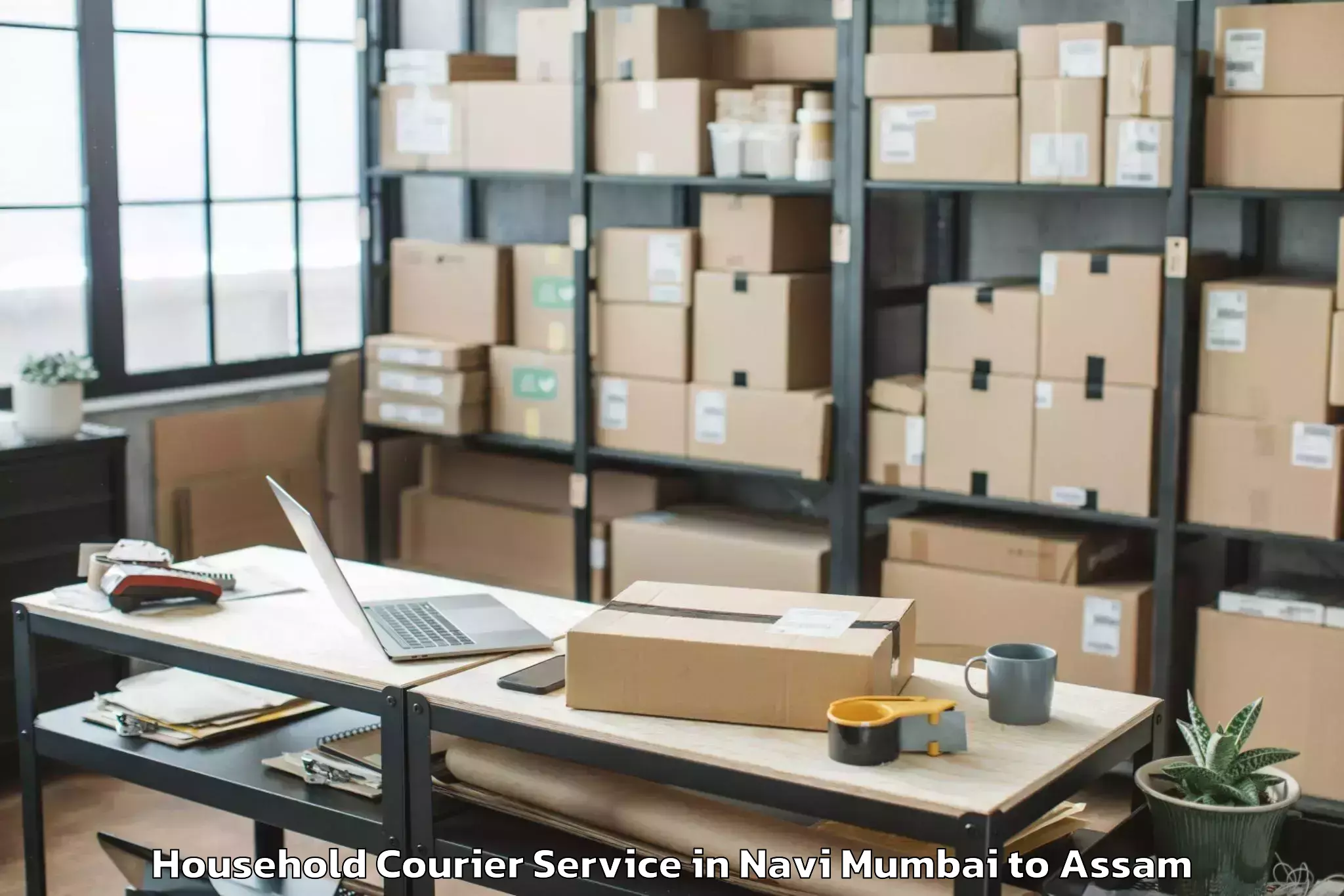 Comprehensive Navi Mumbai to Bajali Household Courier